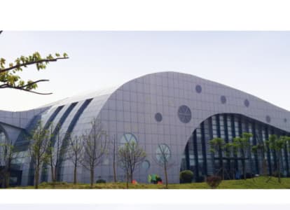 东乡县会议中心外景网架工程
